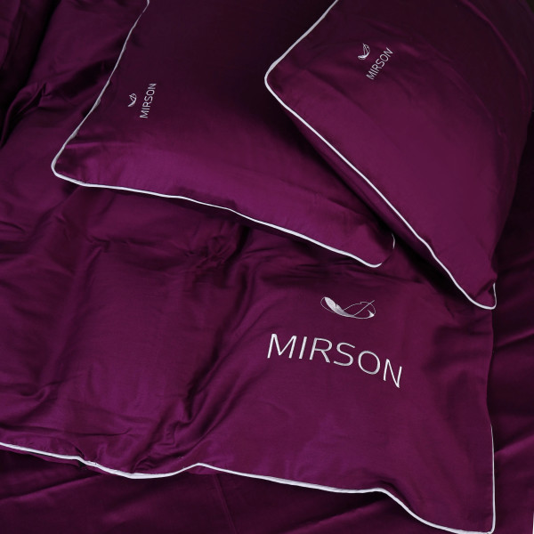 Фото - Комплект постельного белья MirSon 3220 Oriana Corner Сатин (2200008711658)