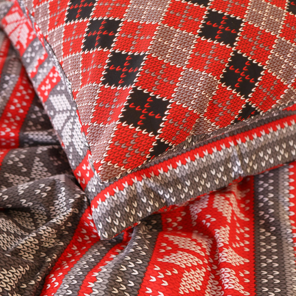 Фото - Комплект постельного белья MirSon Бязь 17-0658 Jingle 175х210 см (2200009612145)