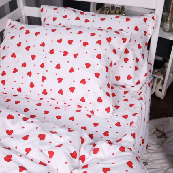 Фото - Комплект постельного белья MirSon King Size 220x240 см 015 Love Фланель (2200009652622)