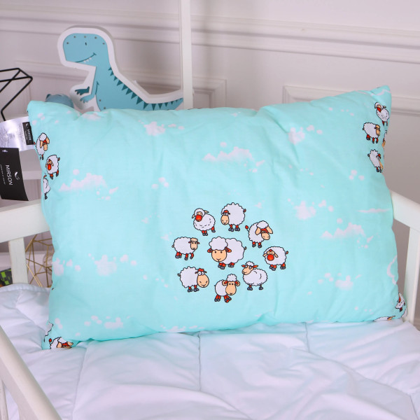 Фото - Подушка стандартная MirSon Kids Time 20-0030 Lambs 50х70 см (2200009664540)