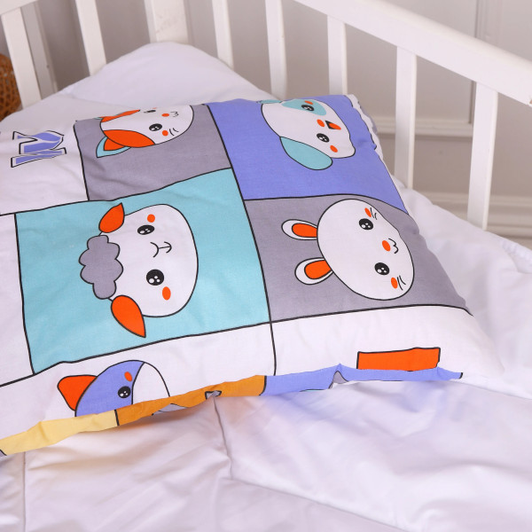 Фото - Подушка стандартна MirSon Kids Time 20-0039 Zoo alphabet 50х70 см (2200009665813)