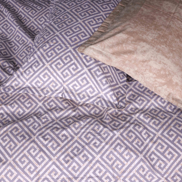 Фото - Комплект постільної білизни дитячий MirSon 110х140 см 00-4 Geometry Beige Поплін (2200009702754)