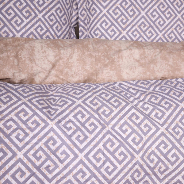 Фото - Комплект постільної білизни дитячий MirSon 110х140 см 00-4 Geometry Beige Поплін (2200009702754)