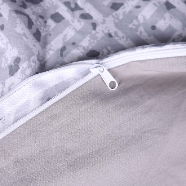 Фото - Комплект постільної білизни дитячий MirSon 110х140 см 00-6 Geometry Grey Поплін (2200009705298)