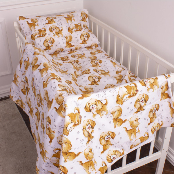 Фото - Комплект постельного белья MirSon 2 x 143 x 210 см 20-0020 Red dogs Бязь (2200010264241)