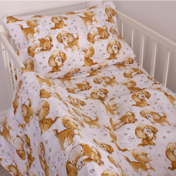 Фото - Комплект постельного белья MirSon 2 x 143 x 210 см 20-0020 Red dogs Бязь (2200010264241)