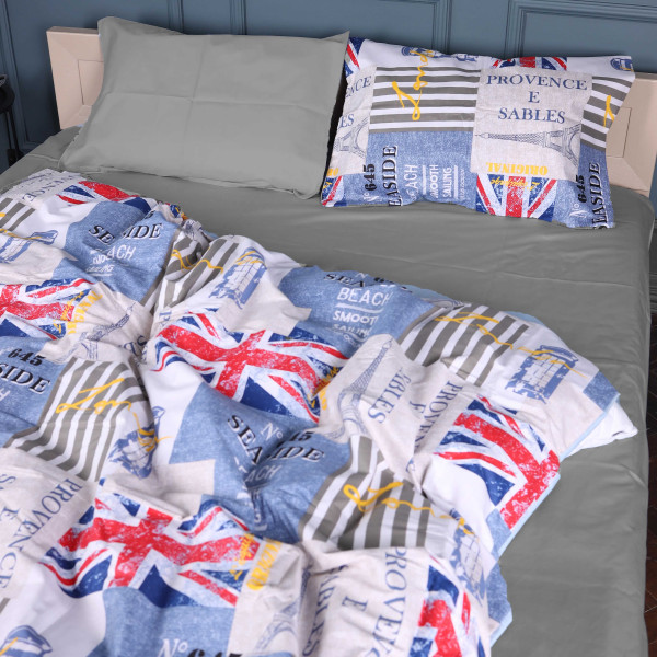 Фото - Комплект постельного белья MirSon 175х210 см 22-1382 English Style Сатин (2200010471717)