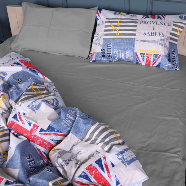 Фото - Комплект постельного белья MirSon 175х210 см 22-1382 English Style Сатин (2200010471717)