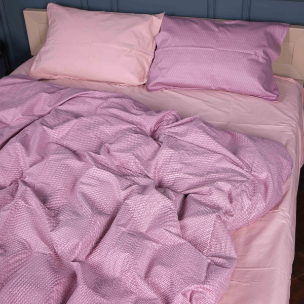 Фото - Комплект постільної білизни дитячий MirSon 110х140 см 22-1376 Purple Dots Сатин (2200010475753)