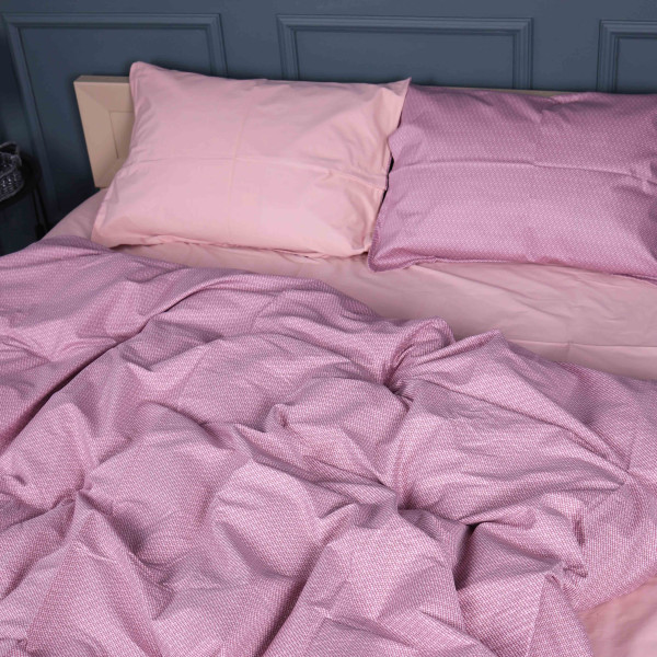 Фото - Комплект постільної білизни дитячий MirSon 110х140 см 22-1376 Purple Dots Сатин (2200010475753)