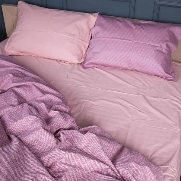 Фото - Комплект постільної білизни дитячий MirSon 110х140 см 22-1376 Purple Dots Сатин (2200010475753)