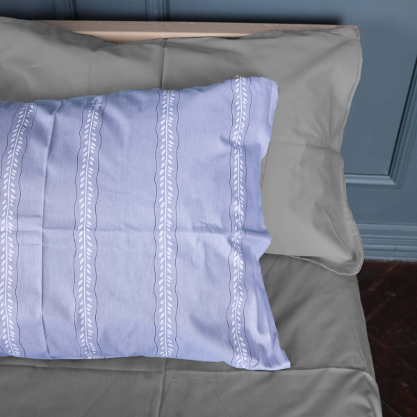 Фото - Комплект постільної білизни MirSon King Size 220х240 см 22-1378 Silver Vine Сатин (2200010476347)