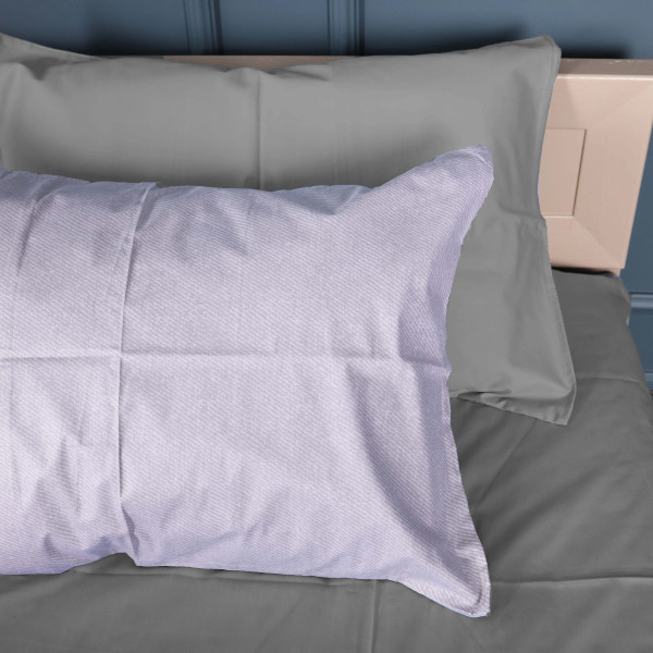 Фото - Комплект постільної білизни MirSon King Size 220х240 см 22-1380 Grey Gleam Сатин (2200010476910)