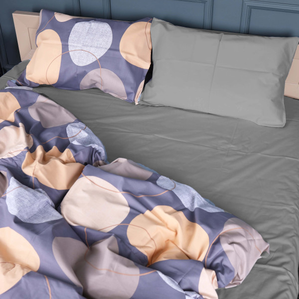 Фото - Комплект постільної білизни MirSon King Size 220х240 см 22-1393 Modern Geometry Сатин (2200010564631)