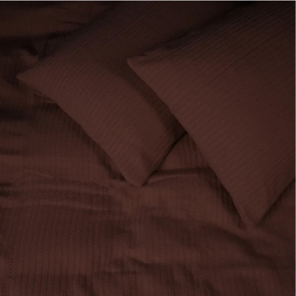 Фото - Комплект постільної білизни дитячий MirSon 110х140 см №10-02 Arrowline Brown Піке (2200010671193)