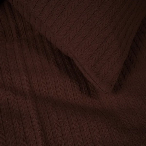 Фото - Комплект постельного белья MirSon King Size 220х240 см №10-02 Arrowline Brown Пике (2200010671247)