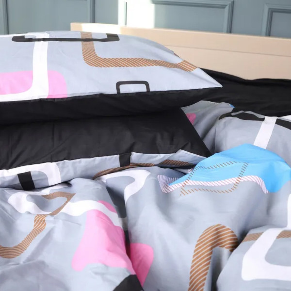 Фото - Комплект постельного белья MirSon King Size 220х240 см Ranforce Elite 17-0752 Noir Dreams (2200010932478)