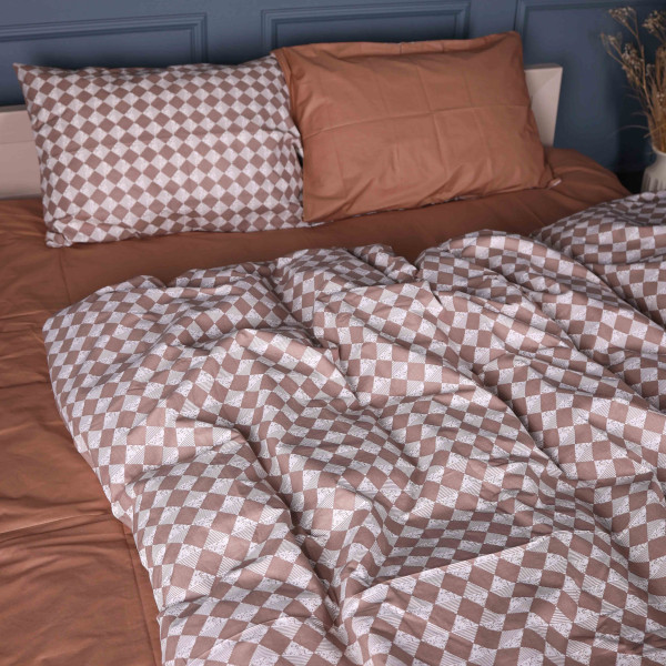 Фото - Комплект постельного белья MirSon King Size 220х240 см Ranforce Elite 17-0759 Cocoa Bliss (2200010936414)