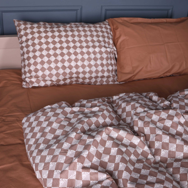 Фото - Комплект постельного белья MirSon King Size 220х240 см Ranforce Elite 17-0759 Cocoa Bliss (2200010936414)