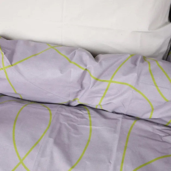 Фото - Комплект постельного белья MirSon King Size 220х240 см Ranforce Elite 17-0761 Leafy lines (2200010937541)