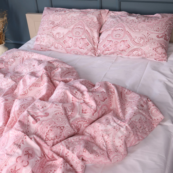 Фото - Комплект постельного белья MirSon 175х210 см 17-0770 Powder Paisley Бязь (2200011132037)