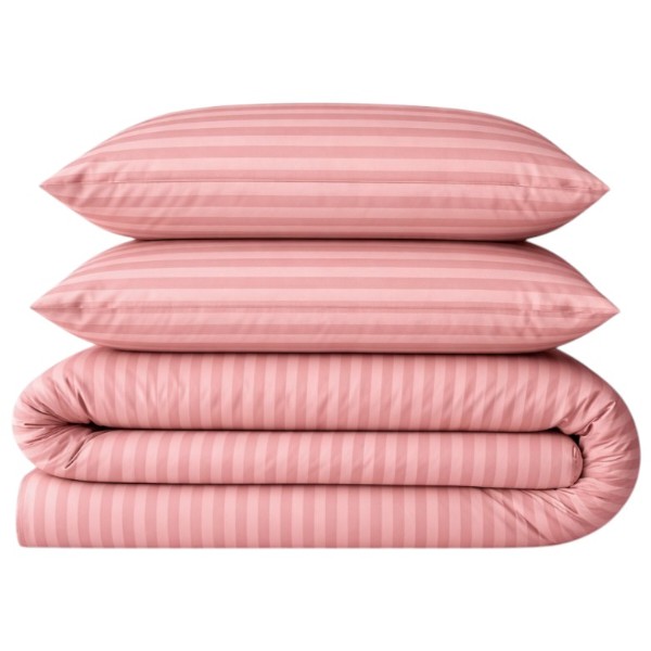 Фото - Комплект постельного белья MirSon 175х210 см 17-0773 Nude stripes Бязь (2200011152547)