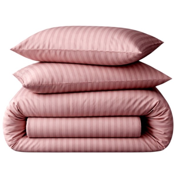 Фото - Комплект постельного белья MirSon 175х210 см 17-0773 Nude stripes Ranforce Elite (2200011152806)