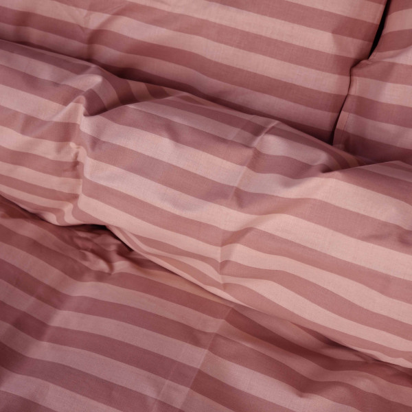 Фото - Комплект постельного белья MirSon 200х220 см 17-0773 Nude stripes Ranforce Elite (2200011152813)