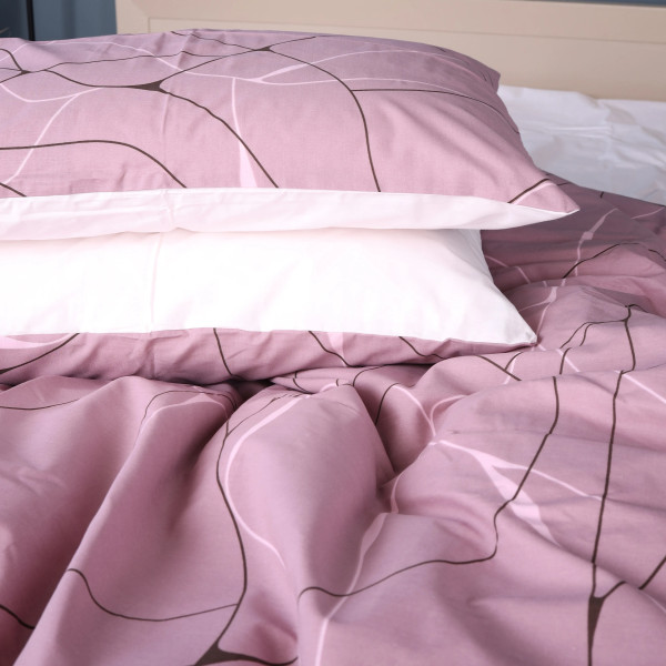 Фото - Комплект постельного белья MirSon Бязь 17-0810 Accents pink 175х210 см (2200011493954)