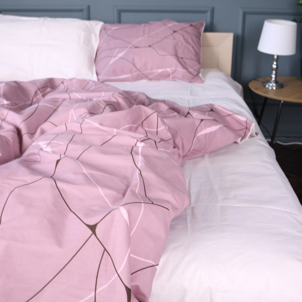 Фото - Комплект постельного белья MirSon Бязь 17-0810 Accents pink 175х210 см (2200011493954)