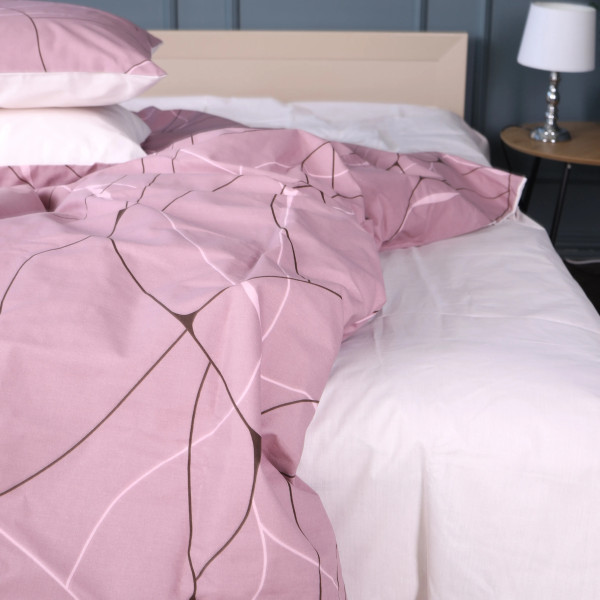 Фото - Комплект постельного белья MirSon Бязь 17-0810 Accents pink 175х210 см (2200011493954)