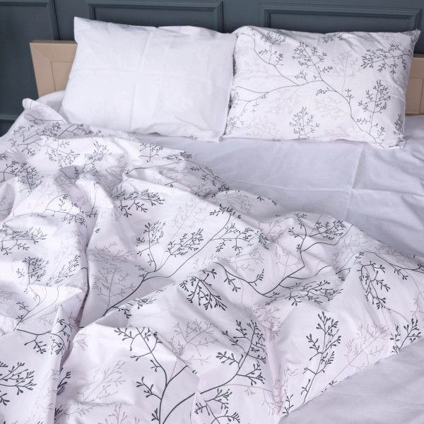 Фото - Комплект постельного белья MirSon 200х220 см 17-0812 Twigs of Spring Ranforce Elite (2200011495217)