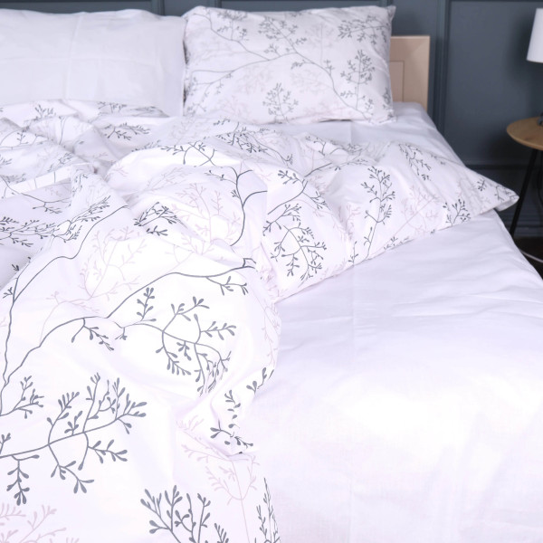 Фото - Комплект постельного белья MirSon 200х220 см 17-0812 Twigs of Spring Ranforce Elite (2200011495217)