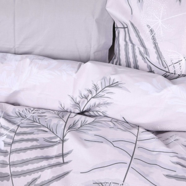 Фото - Комплект постельного белья MirSon 200х220 см 17-0815 Silver Branches Ranforce Elite (2200011496726)