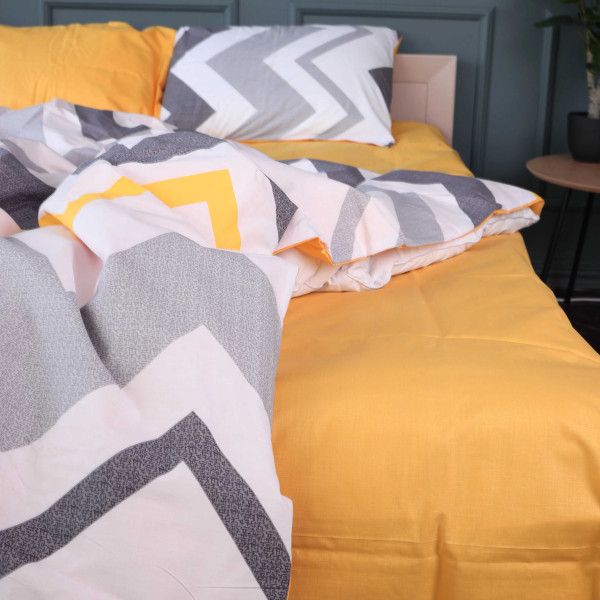 Фото - Комплект постельного белья MirSon 200х220 см 17-0829 Zigzag ornament Ranforce Elite (2200011566023)