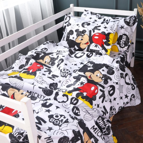 Фото - Комплект постельного белья MirSon Бязь 17-0854 MickeyPop 175х210 см (2200011704340)