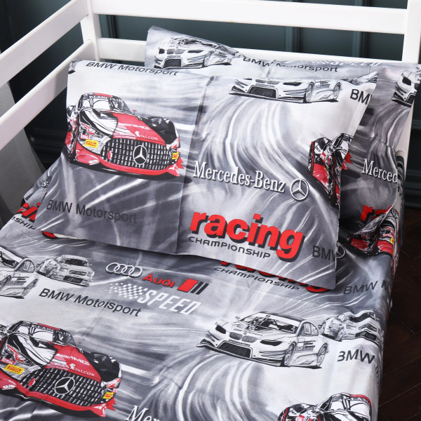 Фото - Комплект постельного белья MirSon Бязь Kids Time 17-0855 Motospin 175х210 см (2200011705842)