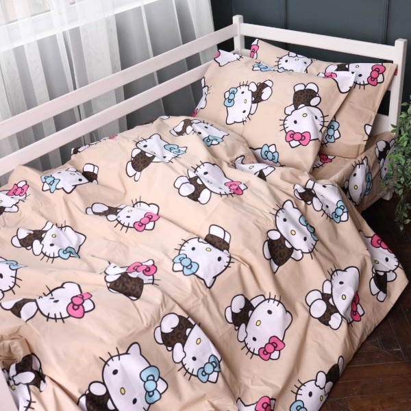 Фото - Комплект постельного белья MirSon 200х220 см 17-0866 Hello Kitty Style Ranforce Elite (2200012065730)