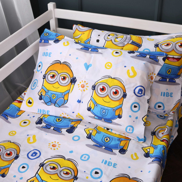 Фото - Комплект постельного белья MirSon 200х220 см Kids Time 17-0867 Happy Minions Бязь (2200012066218)