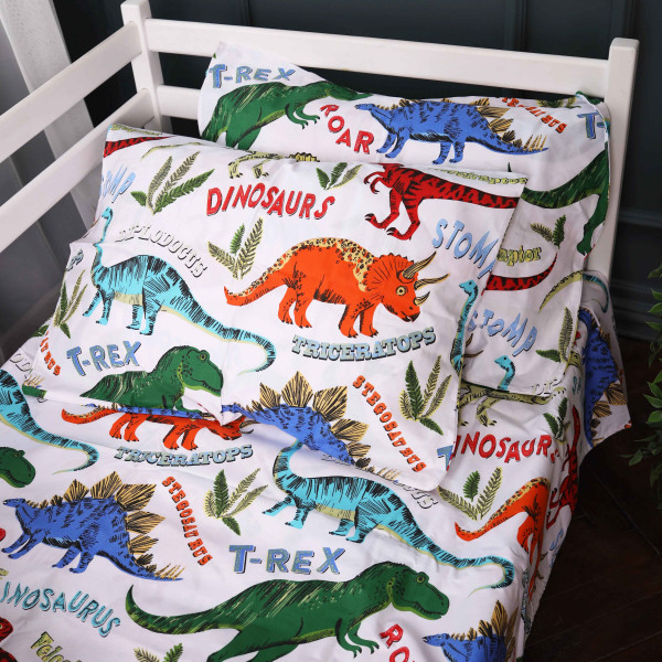 Фото - Комплект постельного белья MirSon 200х220 см 17-0868 Dino World Ranforce Elite (2200012067178)