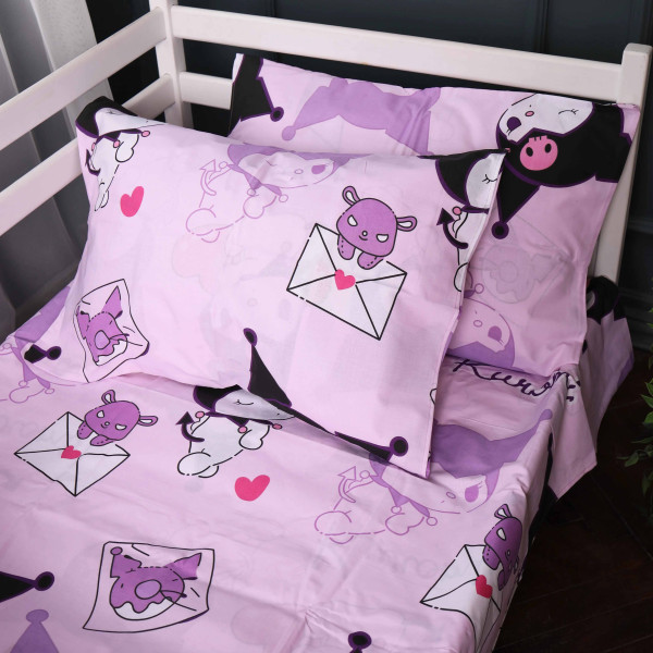Фото - Комплект постельного белья MirSon 200х220 см 17-0869 Lovely Kuromi Бязь (2200012067413)