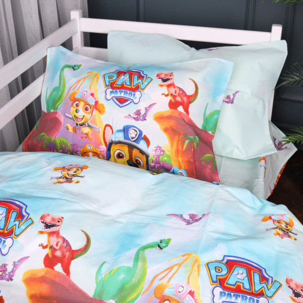 Фото - Комплект постільної білизни MirSon 175х210 см Kids Time 17-0886 Paw Patrol Wild Бязь (2200012386347)
