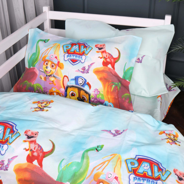 Фото - Комплект постільної білизни MirSon 200х220 см 17-0886 Paw Patrol Wild Бязь (2200012386101)