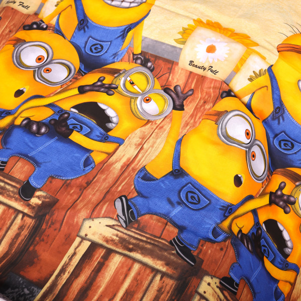 Фото - Комплект постельного белья MirSon 175х210 см 17-0899 Minions Fun Бязь (2200012395851)