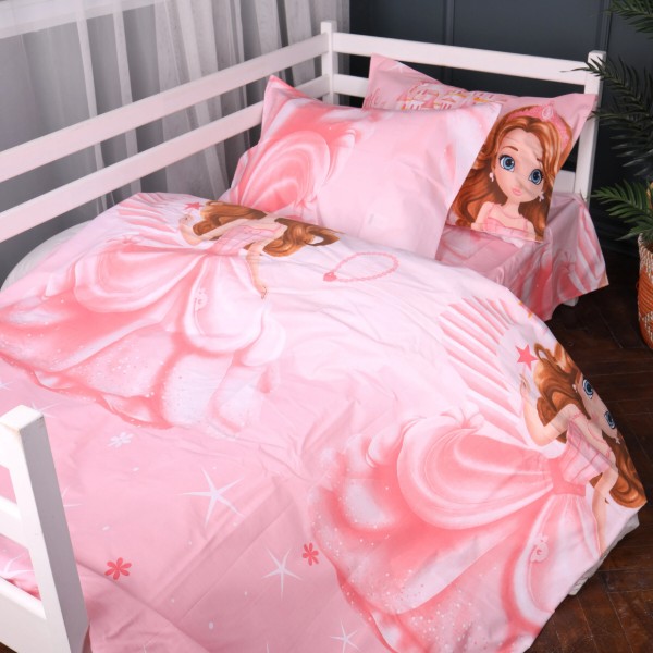Фото - Комплект постільної білизни MirSon 175х210 см 17-0901 Princess Dream Бязь (2200012397367)