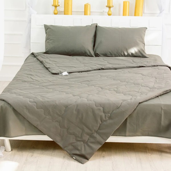 Фото - Одеяло летнее двуспальное евро MirSon №2627 Eco-Soft 16-5803 Geronimo 200x220 см + наволочки 2 х 50х70 см (2200003110548)