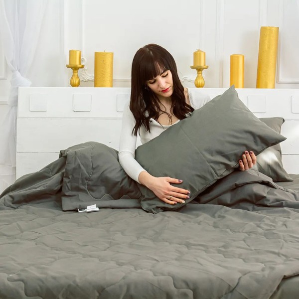 Фото - Ковдра літня двоспальна євро MirSon №2627 Eco-Soft 16-5803 Geronimo  220x240 см + наволочки 2 х 50х70 см (2200003110555)