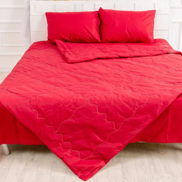 Фото - Ковдра літня двоспальна євро MirSon №2628 Eco-Soft 19-1655 Edmonda 200x220 см + наволочки 2 х 50х70 см (2200003110616)