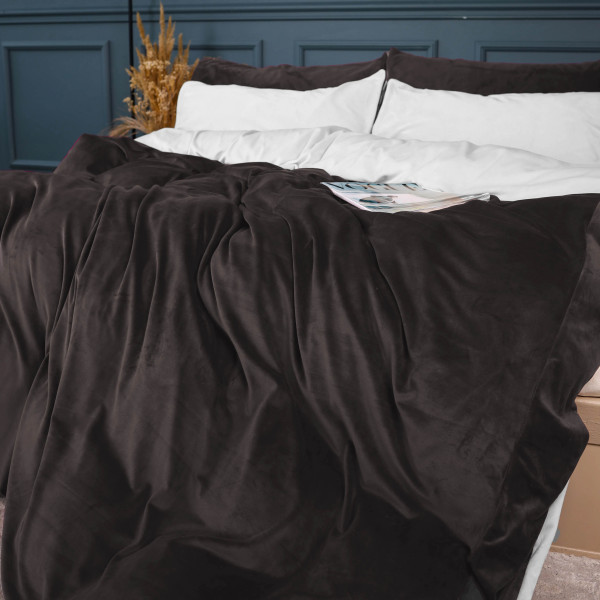 Фото - Комплект постільної білизни MirSon Winter Frost 28-0001+28-0003 Lilium Velvet 2х143х210 (2200004003450)