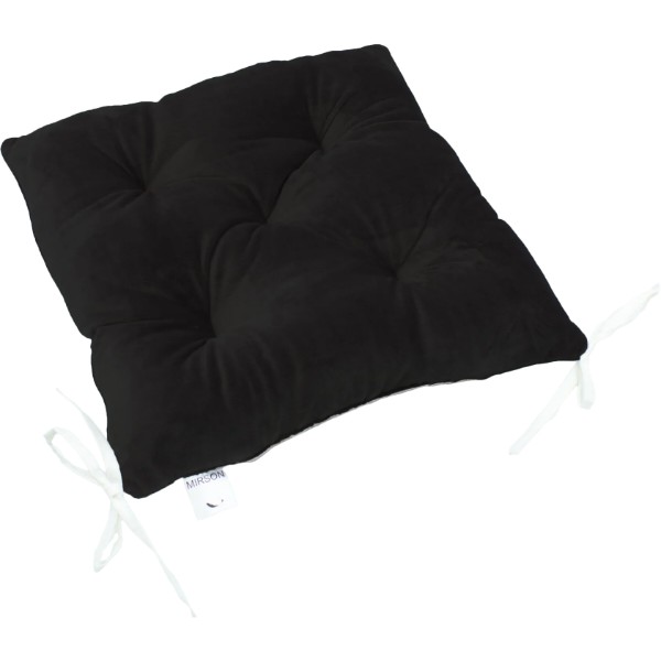 Фото - Подушка для стільця MirSon 28-0007 Black Velvet 50х50 см (2200006275817)